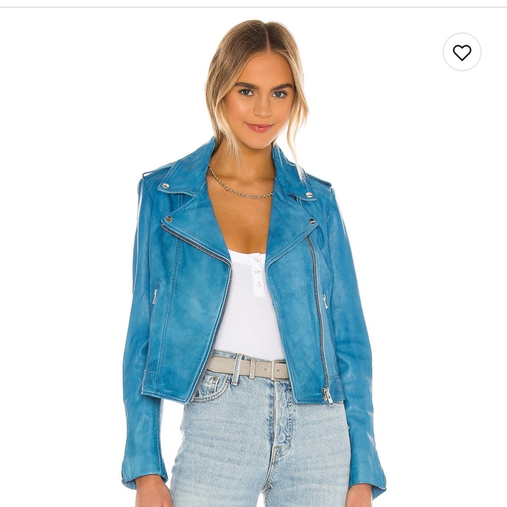 Lamarque jacket in Faded Jean S